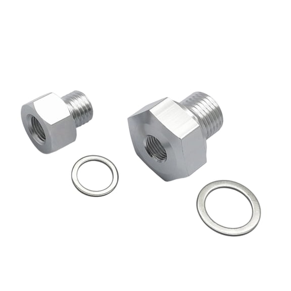 Misright Oil Pressure Sensor Adapter M12x1.5 M16x1 5 to 1/8 NPT for LS Series