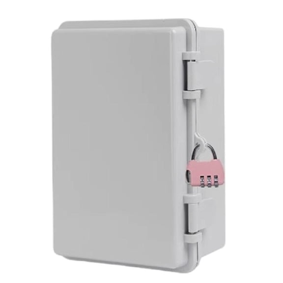 Misright Outdoor Electrical Safety Box Lock Mechanism Weatherproof Power Outlet Case