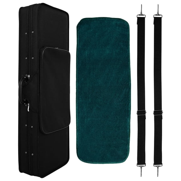 Misright Oxford Fabric Violin Carry Transport Case With Padding And Adjustable Strap