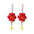 thumbnail image 1 of Misright Pack Of 2 Chinese New Year Plush Decoration for Entrance Living Room Spring Festival Ornaments, 1 of 14