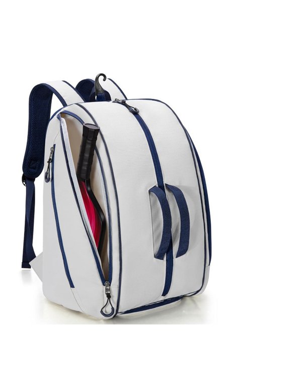 Pickle Ball Gear Backpack Featuring Multiple Pockets Ventilated Back Support