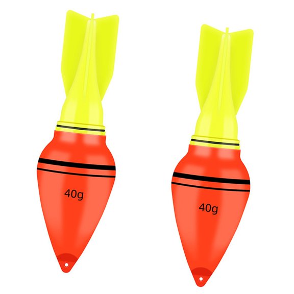 Misright Plastic Night Fishing Float Set 2 Pack for Low-Light Float Use