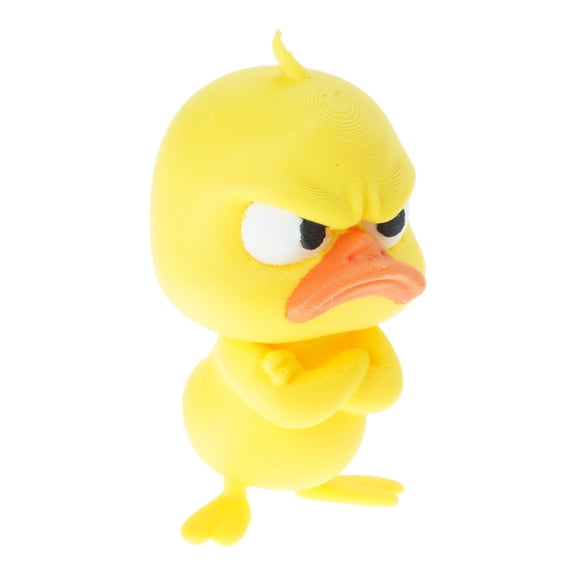 Misright Playfulness Duck Figurine Angry Face Tabletops Ornaments for Decoration