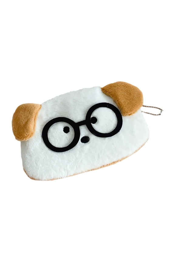 Plush Coin Purse Keychain Ladies Makeup Bag Car Keychain Cats Coin Pouch