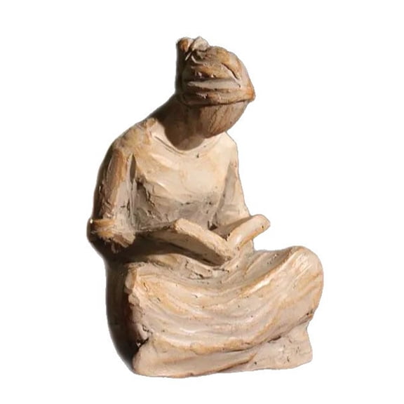 Misright Praying Woman Statue Figurines Resin Modern Home Decor Inspirational Sculpture