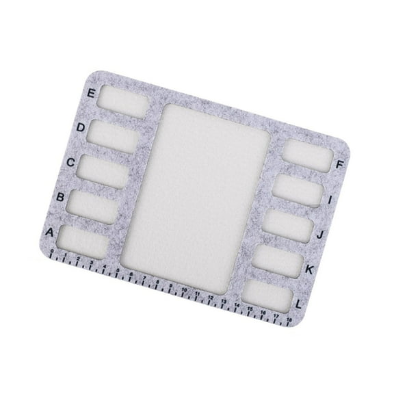 Misright Professional Bead Layout Board Felt Surfaces For Intricate Jewelry Designs