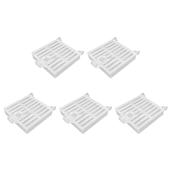 Misright Queen Mailing Cage 5Pack with Plastic Opening Panel Bees Catcher Cage