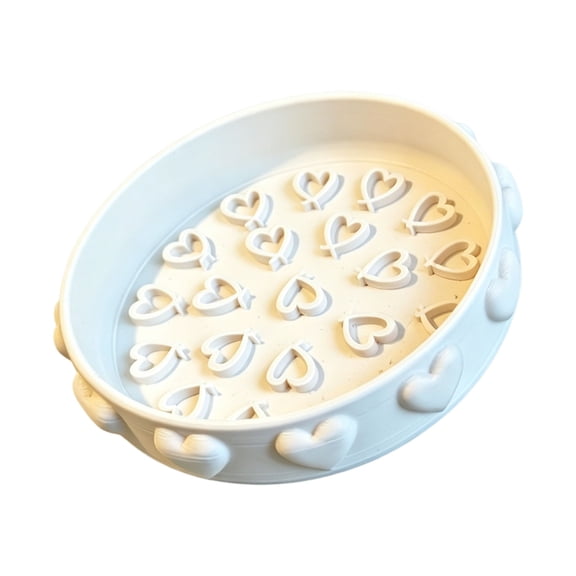 Misright Quick Clean Makeup Brush Scrubber Tray 3D Printed Heart Texture Washing Mat
