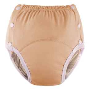 Misright Quick Dry Cotton Washable Underwear For Adults Leak Proof Cloth Diaper Pants