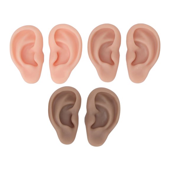 Misright Realistic Simulation Ear For Nursing Students Beginner Piercing Training