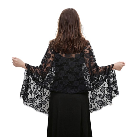 Misright Religious Prayer Shawl Devotional Shawl Two Tone Embroidered Print Shawl
