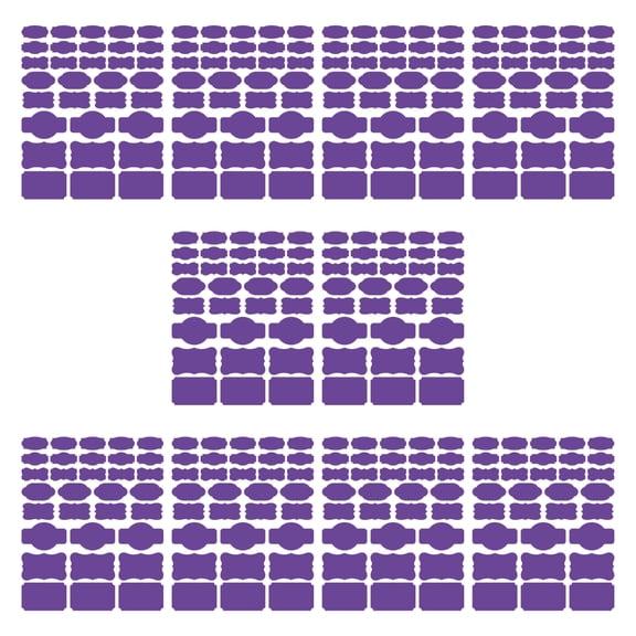 Misright Removable Paper Sticker for Coffee Shops Bakeries Blank Writable Label