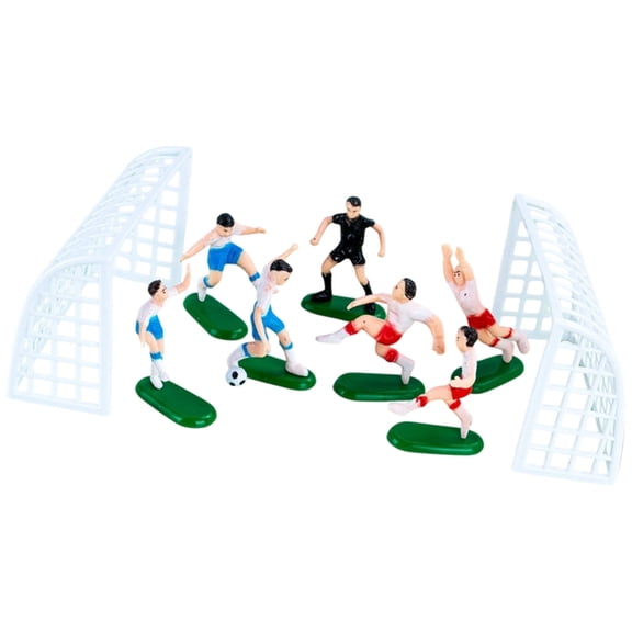 Misright Safe PVC Acrylic Soccer Cake Toppers For Parties Easy Finishes Perfect For Birthday