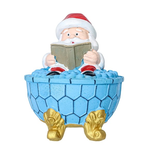 Misright Santa Section reading lamp, Lovely Santa Section bubble bath lamp, reading book lamp Christmas desktop centerpiece, suitable for Christmas party, reading