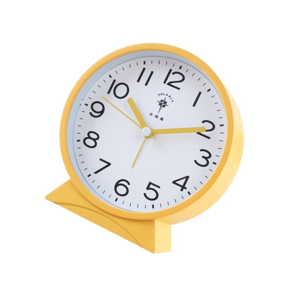 Misright s Round Alarm Clock with Big Numerals Battery Operated Desk Clock for Bedroom