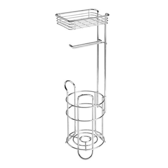 Misright Simple Iron Floor Standing Holder Designs Brackets for Bathroom Living Room & Kitchen