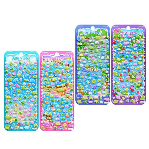 Misright Small Sticker Reusable Tiny Sticker Scrapbooking Decorative Puffier Sticker