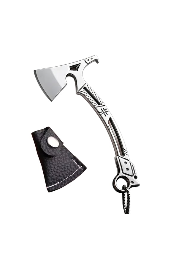 Small Survival Axes Keychain Tool Perfect For Camping Hiking And Daily Use
