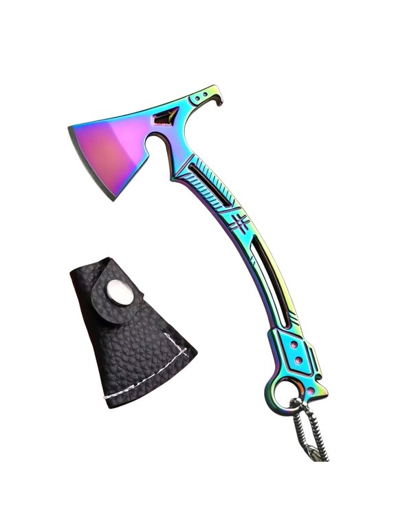 Small Survival Axes Keychain Tool Perfect For Camping Hiking And Daily Use