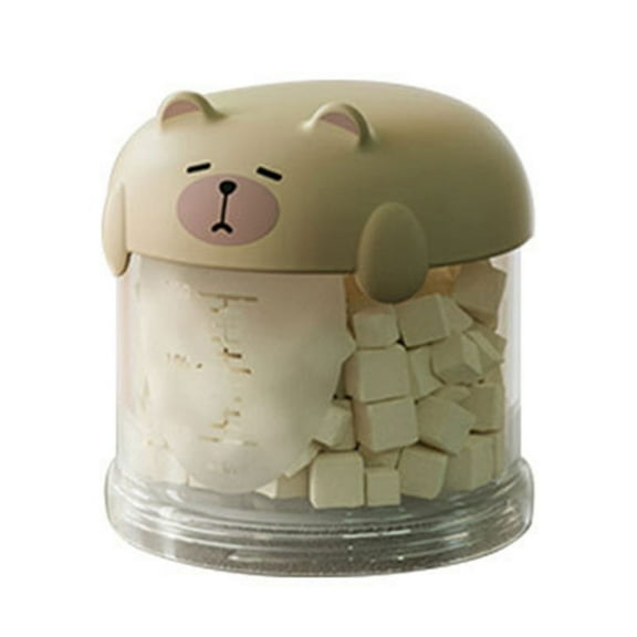 Misright Space Saving Tiered Pet Treats Storage Box With Tight Cover For Dry Food