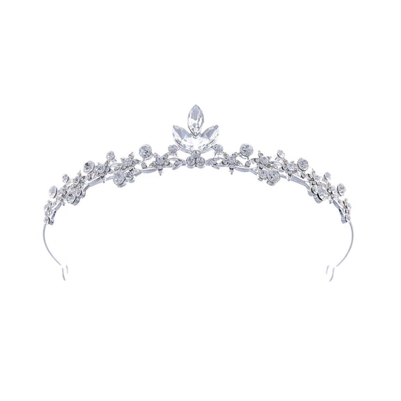 Misright Sparkling Crystal Princess Crown For Girls Birthday Party Wedding Accessory