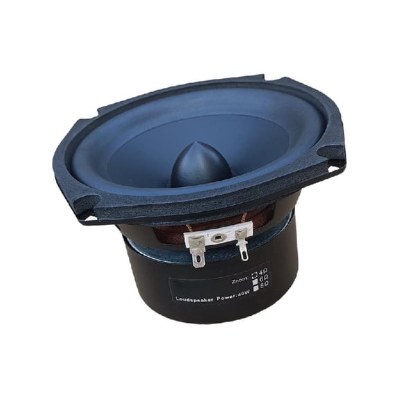 Misright Square Bass Speaker 5inch Metal Alloys Cabinet Enhanced Low Frequencys Output