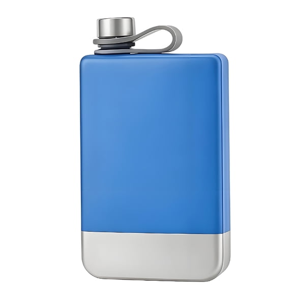 Misright Stainless Steel Square Flask with Screw Lid For Camping And Outdoor Activity
