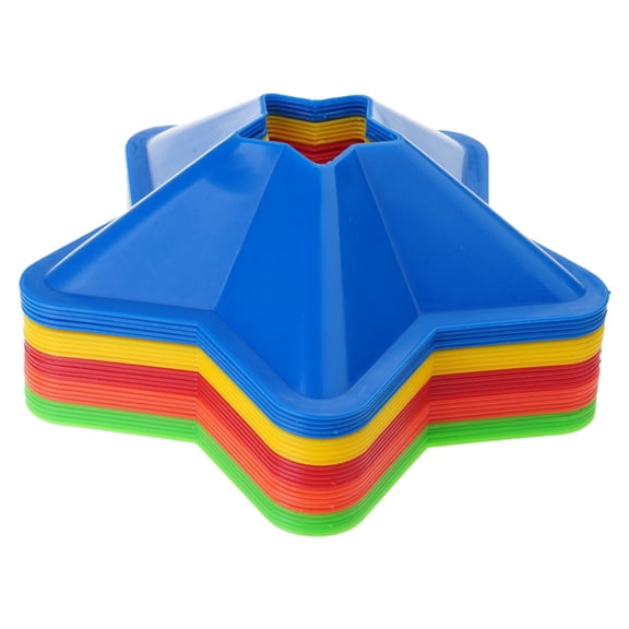 Misright Star Shape Soccer Training Discs Enhances Passing Accuracy For Player