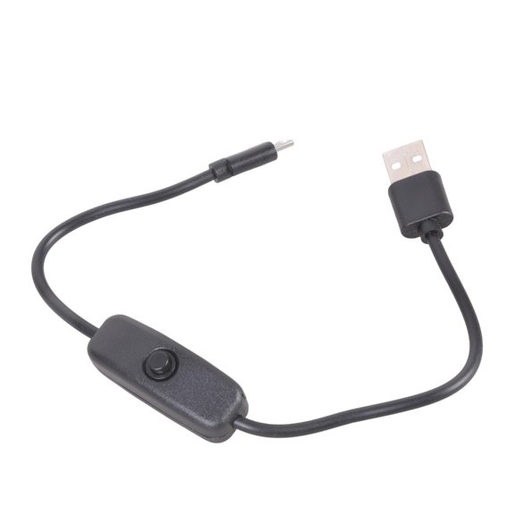 Misright Strong USB to Tiny USB Power Cable Featuring Integrated Switches for Devices