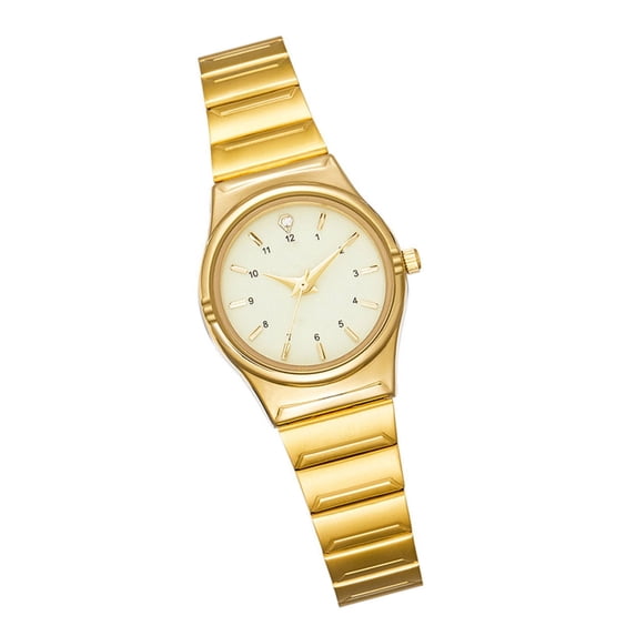 Misright Stylish Couple Watch Steel Strap Mineral Glass Water 30m For Daily Use Gifting