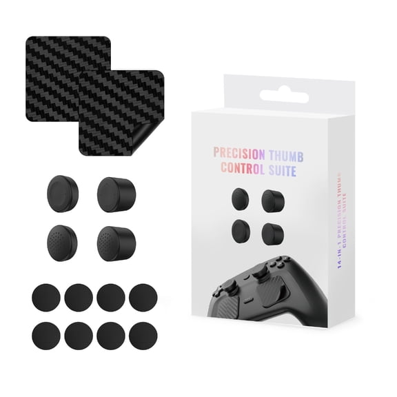 Misright Touchpad Stickers with Joystick Covers Back Button Pad for Steam Controller