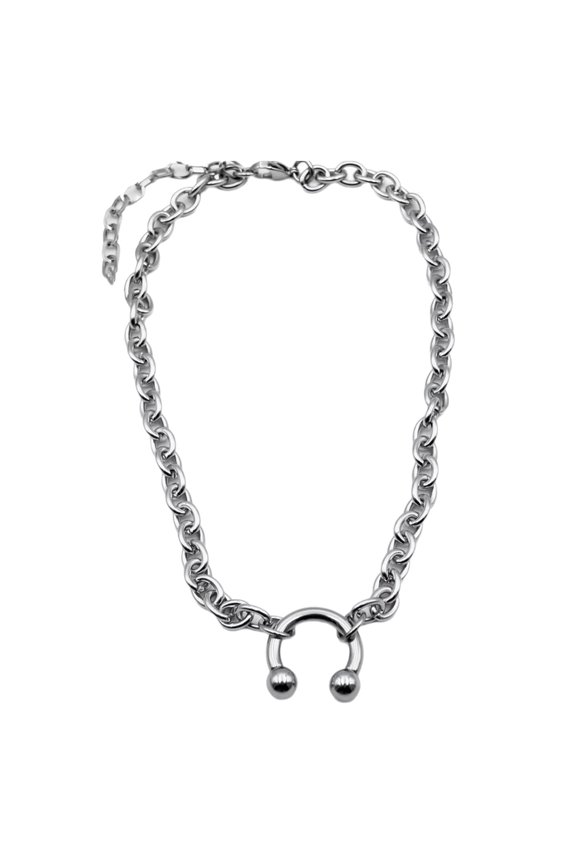 Trendy Neck Chain Geometric Design Adjustable Necklace Jewelry Clavicle Chain