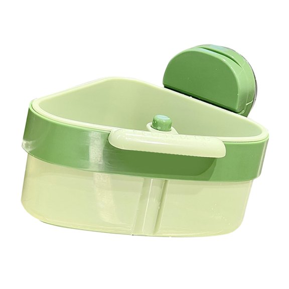 Misright Triangle Sink Corner Drain Basket with Suction Cup for Produce and Sponges