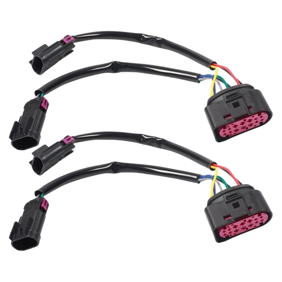 Misright Truck Accessories for 2009-2018 Conversion Harnesses Plug Connector Replacement Housing Conversion Wiring
