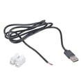 thumbnail image 1 of Misright USB Male to 2Pin Spring Terminal Block Power Cord 5V for Charging Devices, 1 of 9