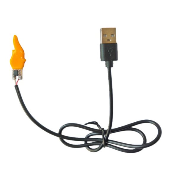 Misright USB Powered 5V Flame Effect LED Light Bulb Party Decorative Light Bulb