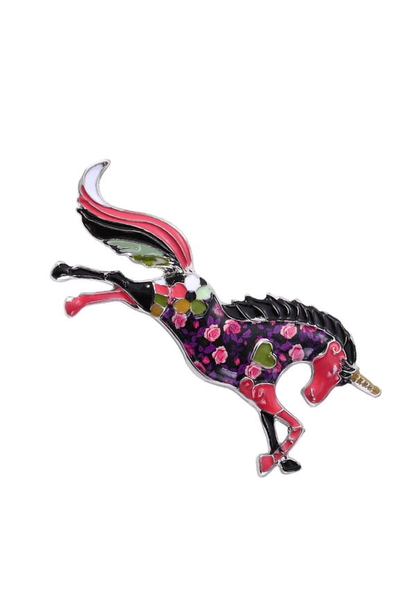Unique 2026 Year Horse Brooch Vintage Charm Fantasy Inspired Design Fashion Statement Worthy Item