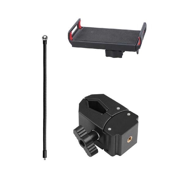 Misright Universally Phone Tablets Mount Hose Arm 360 Clamp