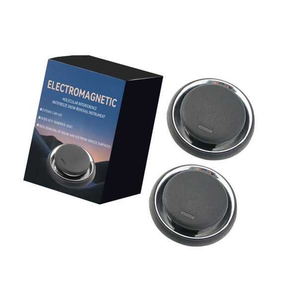 Misright Vehicle Ice Prevention Tool Electromagnetic Interference System Solar Powered