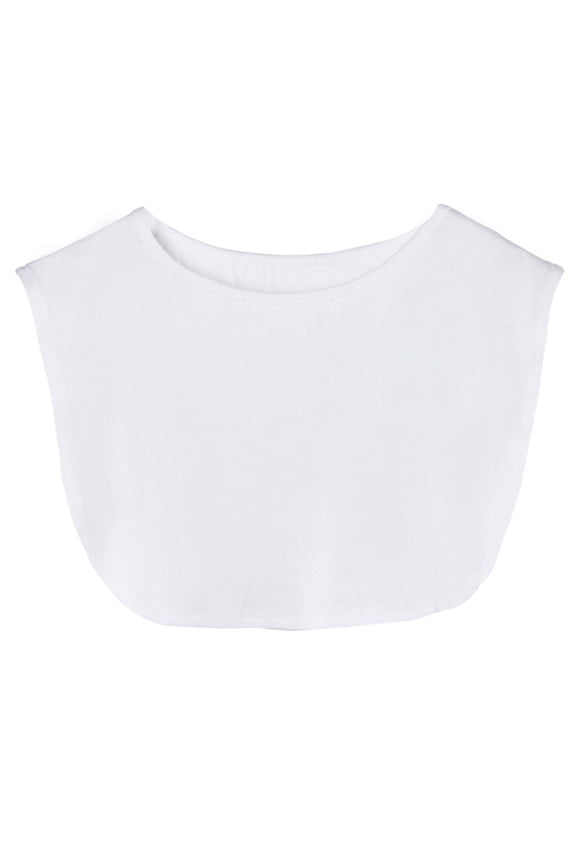 Women Modesty Faux Collar Cover Up Low Cut Neckline For Professional Dresses