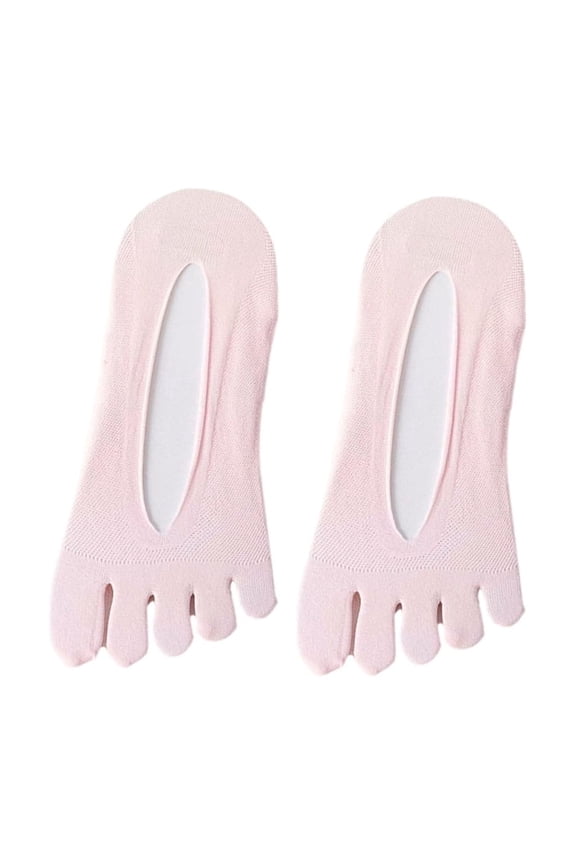 Women's Toe Socks Lightweight No Show Five Fingers Socks Summer Mesh Socks