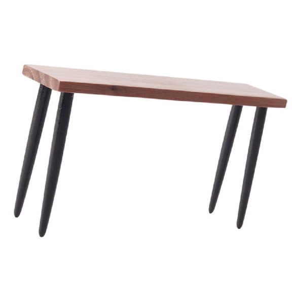 Misright Wood Bar Counter 1:12 Realistic Model Counter Decorative Pretend Play