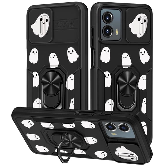 Miss Adola, Motorola G 5G 2023 Case with Slide Camera Cover & Stand 11-Ghosts