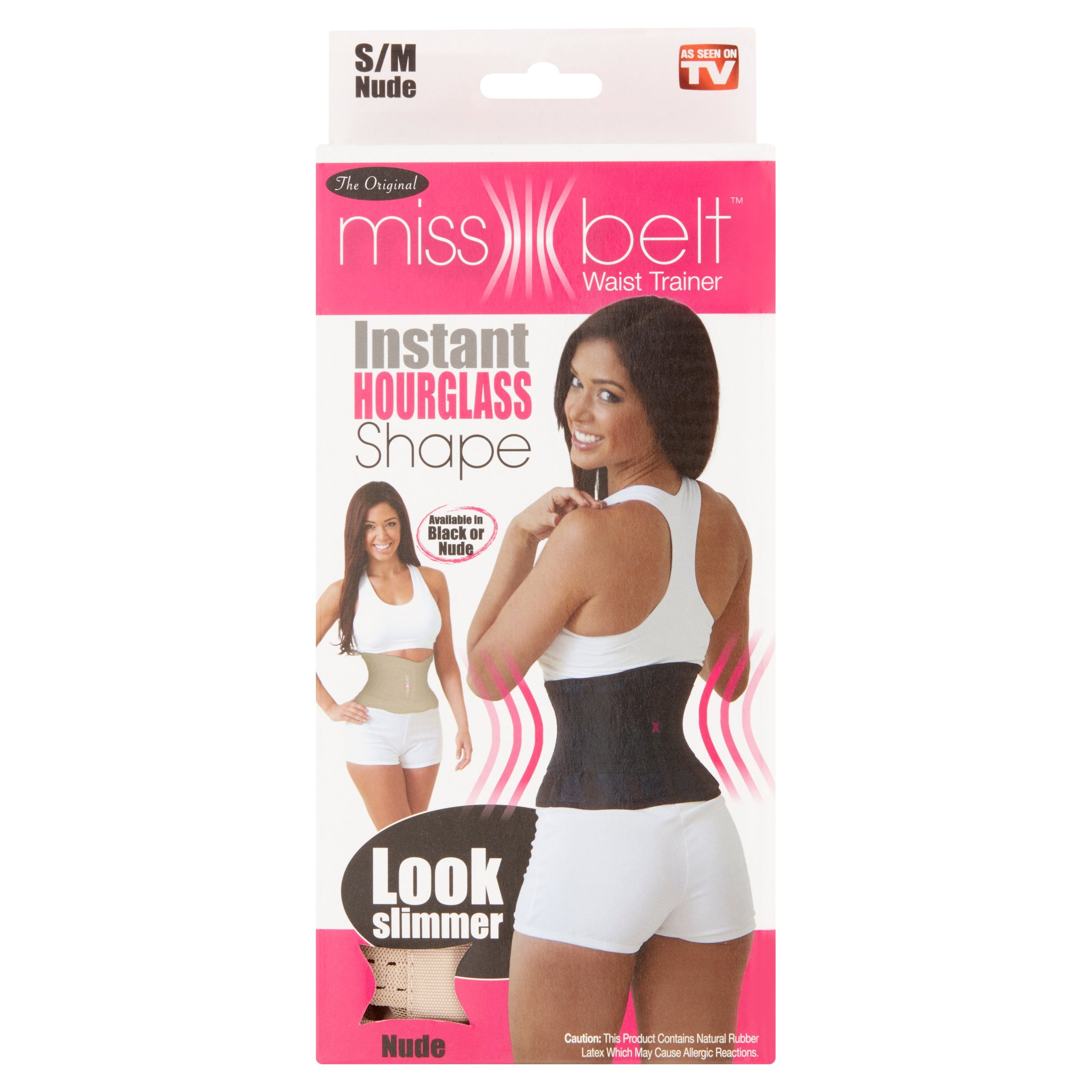 Miss Belt Instant Hourglass Body Shaper/Waist Trimmer - Nude