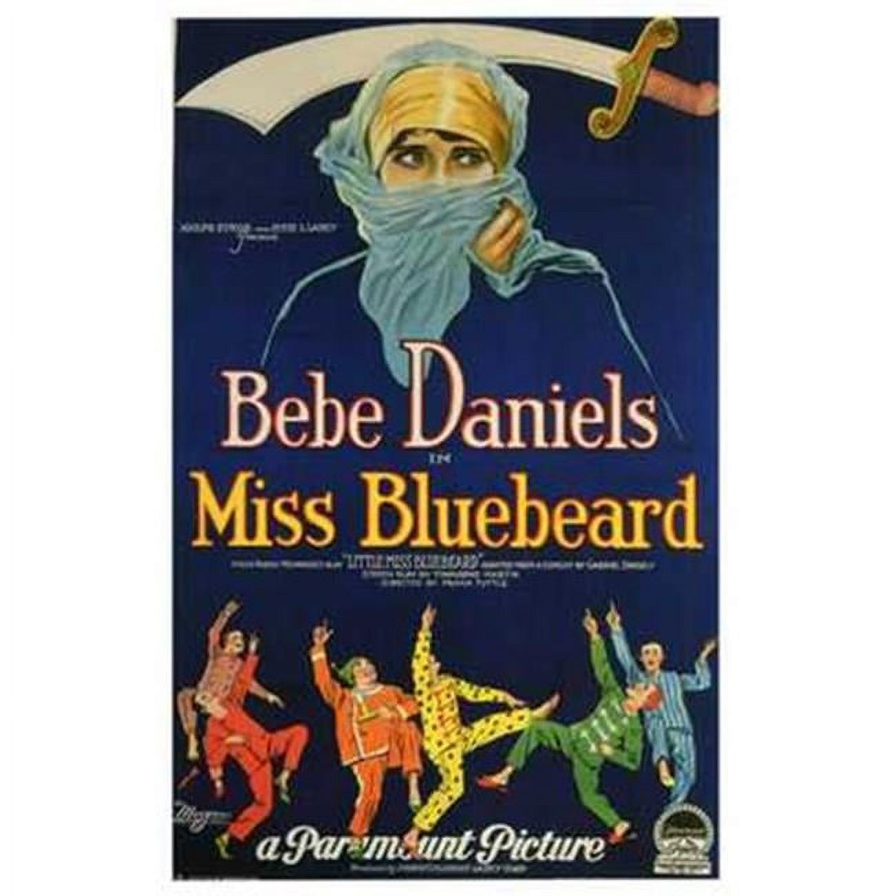 Miss Bluebeard Movie Poster - 11 x 17 in. - Walmart.com