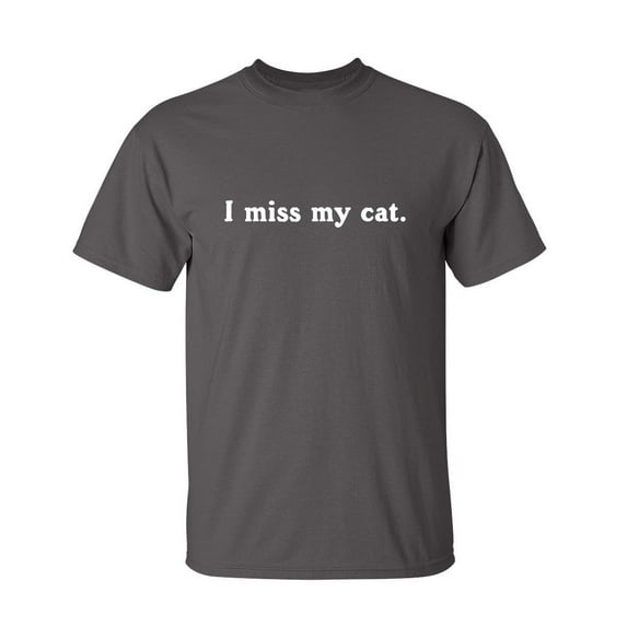 Miss Cat Sarcastic Humor Graphic Novelty Super Soft Ring Spun Funny T Shirt