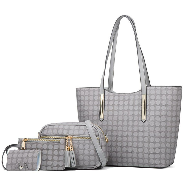 Miss Checker Crossbody Bags for Women Checkered Tote Shoulder Bags  Multipurpose Handbags with Coin Purse including 3 Size Bag Bronze