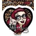 thumbnail image 1 of Miss Cherry Martini - CASSIE - 4.2" X 4.5" - Extra Long Lasting, In/Outdoor, Weather/UV Resistant, Clear Back, Die-Cut V, 1 of 1