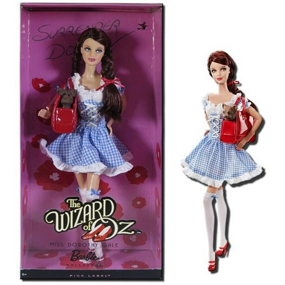 Miss Dorothy Gale Barbie Doll The Wizard of Oz Pink Label 2010 Mattel R4522