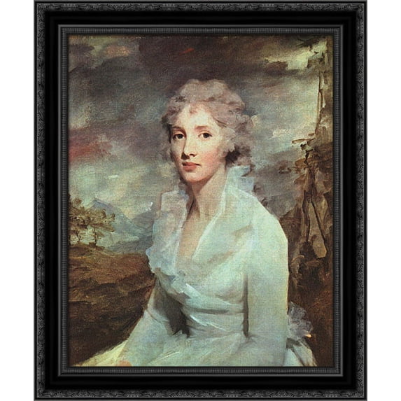 Miss Eleanor Urquhart 20x23 Black Ornate Wood Framed Canvas Art by Raeburn, Sir Henry